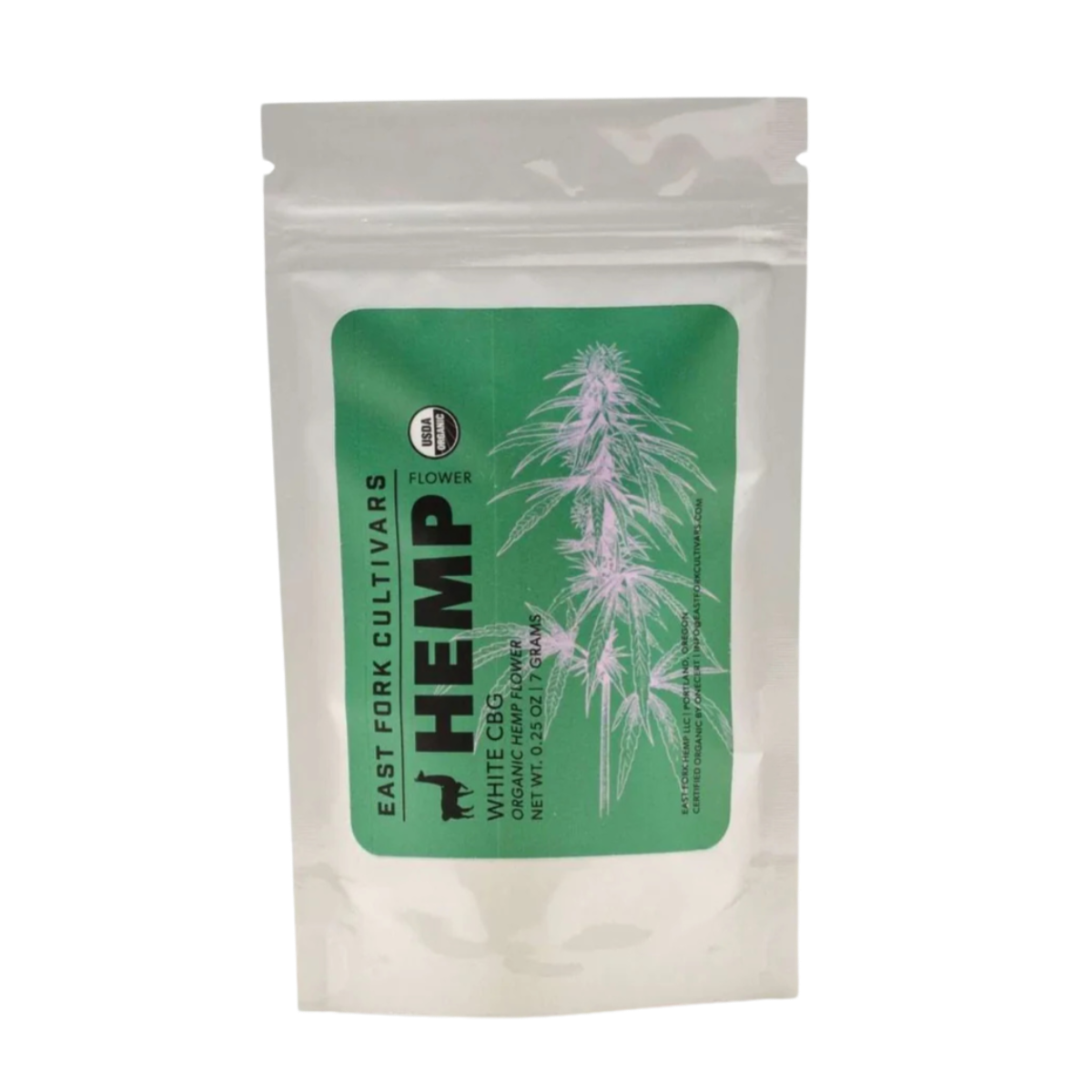 East Fork Cultivars Organic CBG Hemp Flower - White CBG