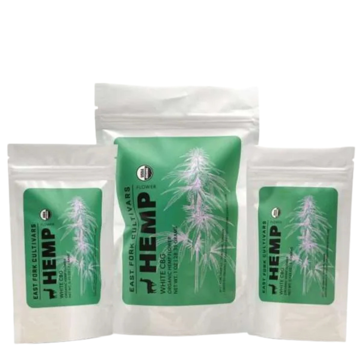 East Fork Cultivars Organic CBG Hemp Flower - White CBG