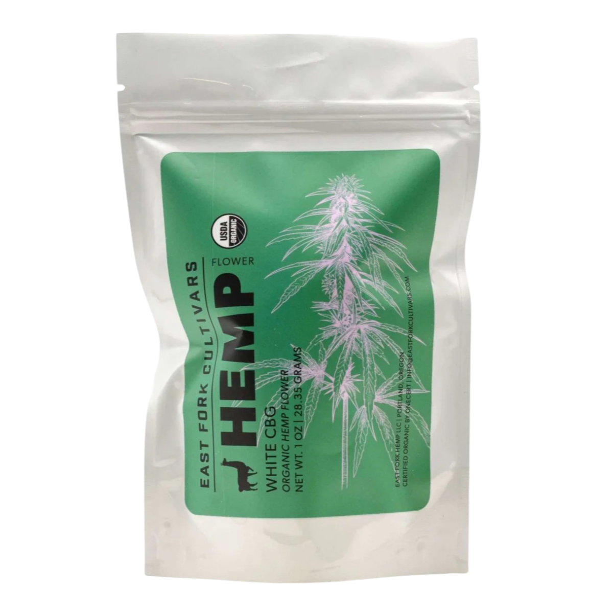 East Fork Cultivars Organic CBG Hemp Flower - White CBG