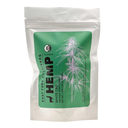 East Fork Cultivars Organic CBG Hemp Flower - White CBG