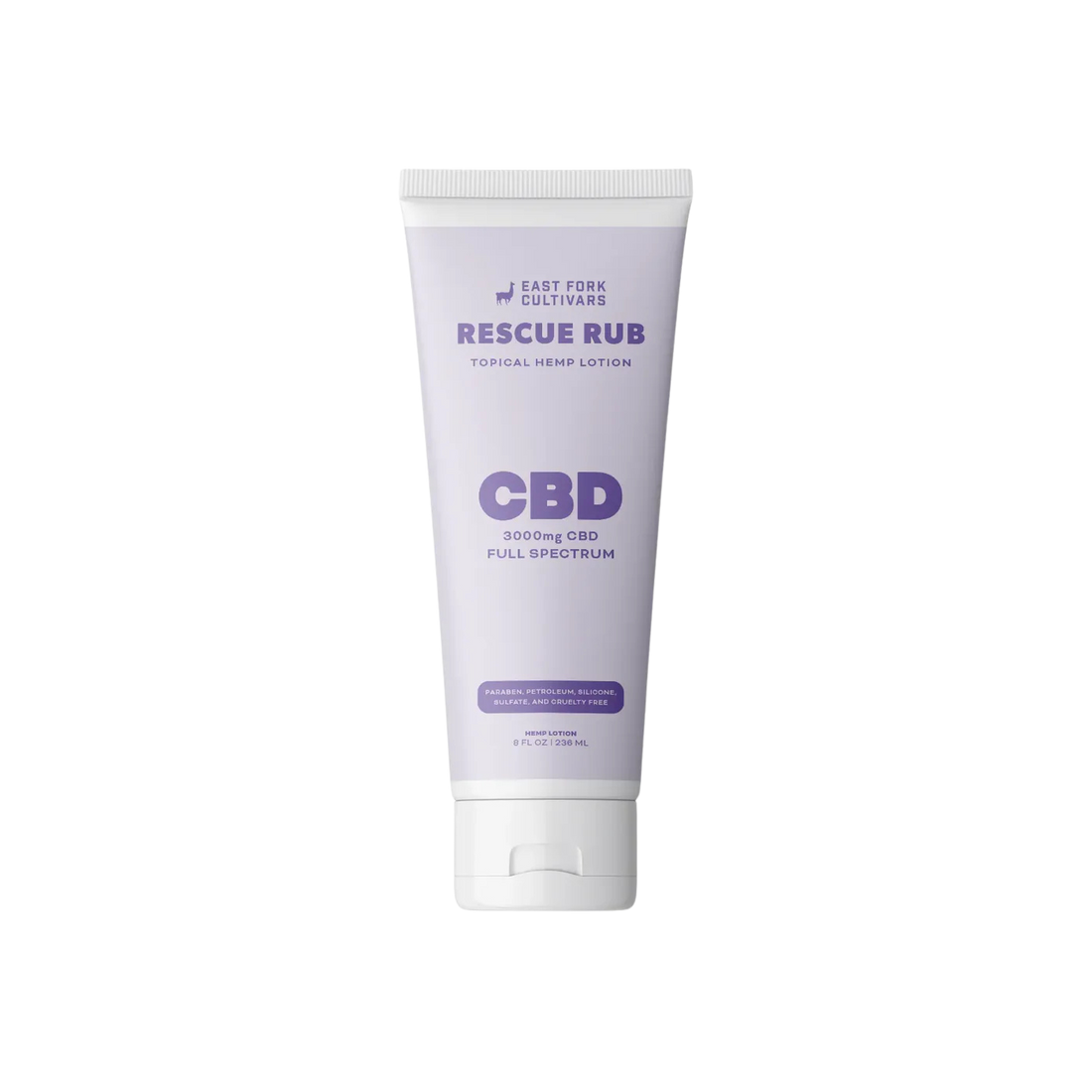 East Fork Cultivars - Rescue Rub Extra Strength Lotion - 3000mg CBD - Full Spectrum