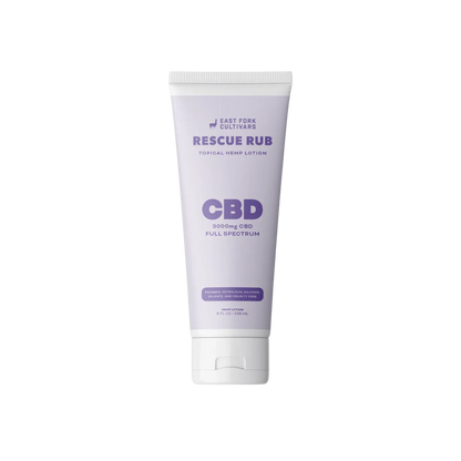 East Fork Cultivars - Rescue Rub Extra Strength Lotion - 3000mg CBD - Full Spectrum