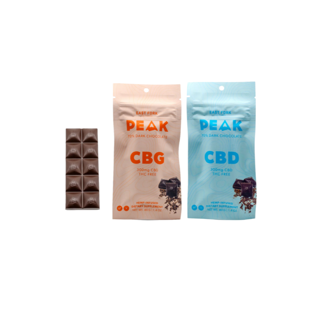 East Fork Cultivars - Chocolate Bar - 300mg - THC Free