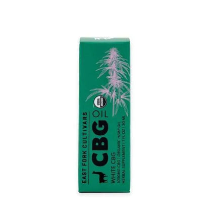 East Fork Cultivars Organic Full Spectrum CBG Oil 1000mg - White CBG
