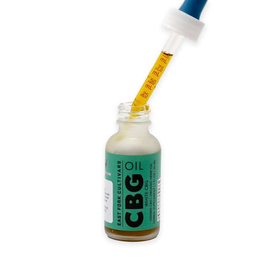 East Fork Cultivars Organic Full Spectrum CBG Oil 1000mg - White CBG