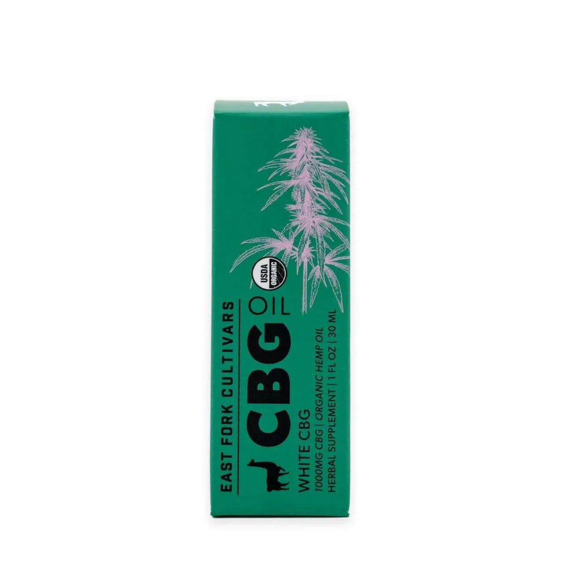 East Fork Cultivars Organic Full Spectrum CBG Oil 1000mg - White CBG