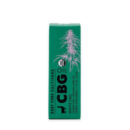 East Fork Cultivars Organic Full Spectrum CBG Oil 1000mg - White CBG