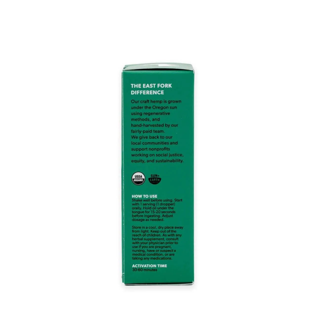 East Fork Cultivars Organic Full Spectrum CBG Oil 1000mg - White CBG