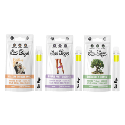 Gas Boys Disposable Vape THCA + Live Resin Terpenes - 1000mg