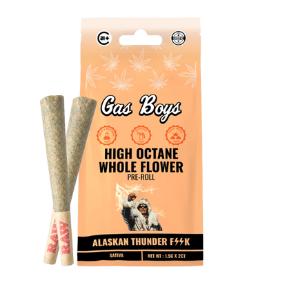 Gas Boys Whole Flower THCA Pre Roll 1.5 Grams x 2