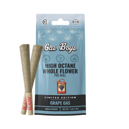 Gas Boys Whole Flower THCA Pre Roll 1.5 Grams x 2