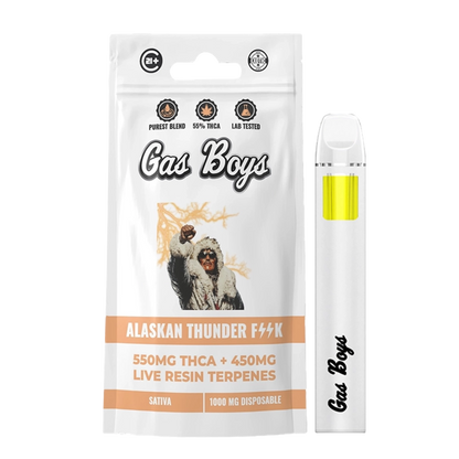 Gas Boys Disposable Vape THCA + Live Resin Terpenes - 1000mg