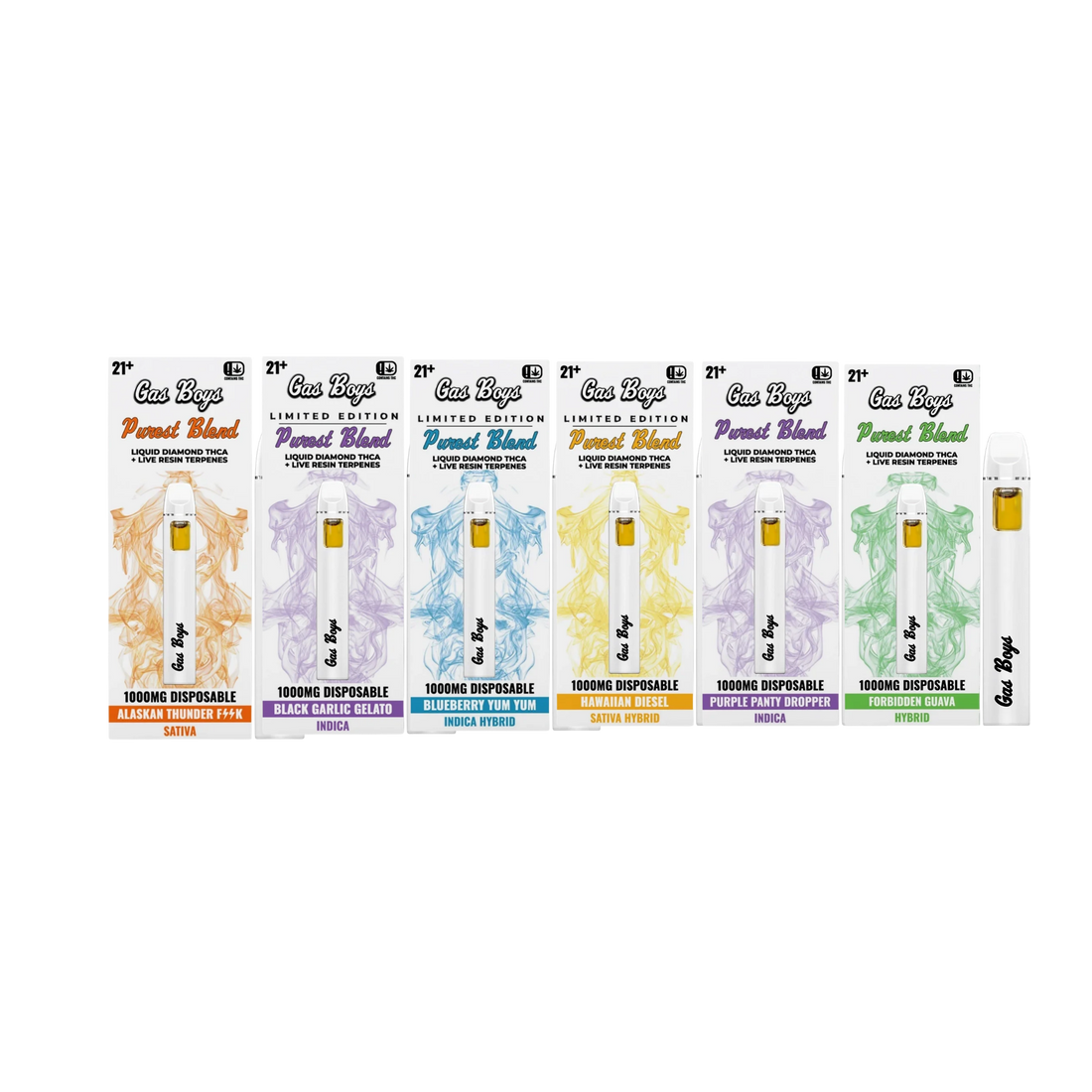 Gas Boys Disposable Vape - THCa + Live Resin Terpenes - 1000mg