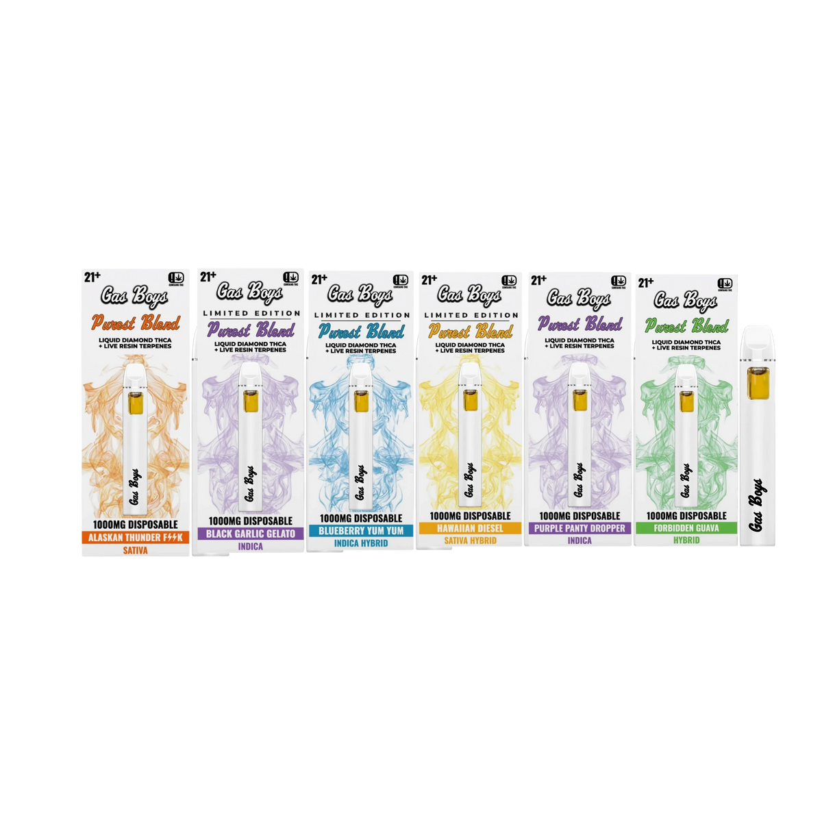 Gas Boys Disposable Vape - THCa + Live Resin Terpenes - 1000mg