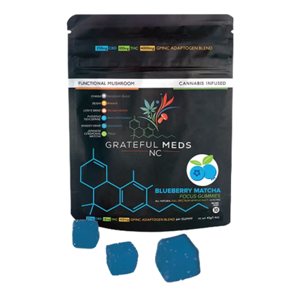 Grateful Meds NC - Functional Mushroom Blend Gummies + Delta 9