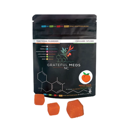 Grateful Meds NC - Functional Mushroom Blend Gummies + Delta 9