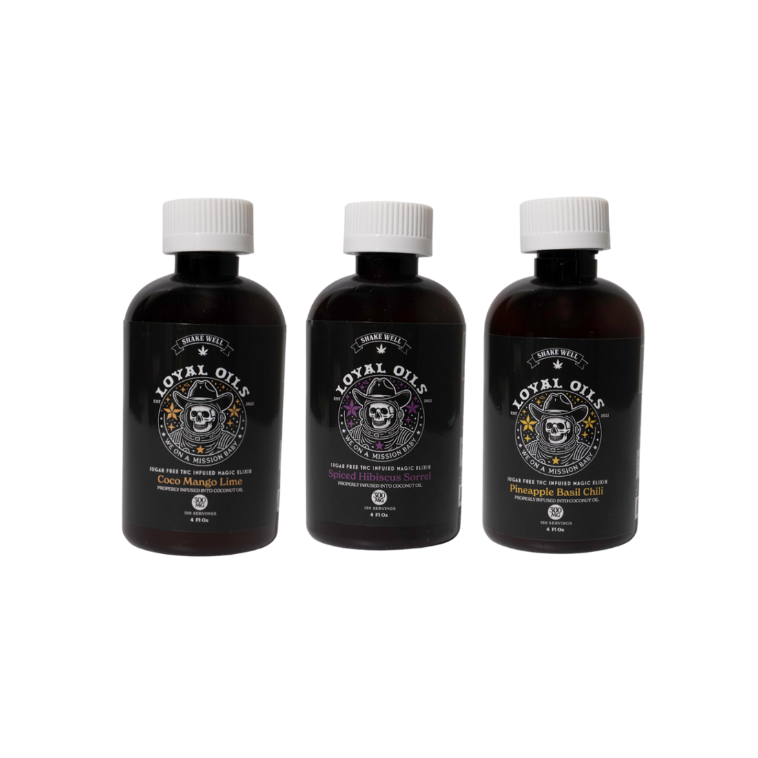 Loyal Oils Coconano Infused Delta 9 THC Sugar Free Magic Elixir Seasonal Flavors - 300mg
