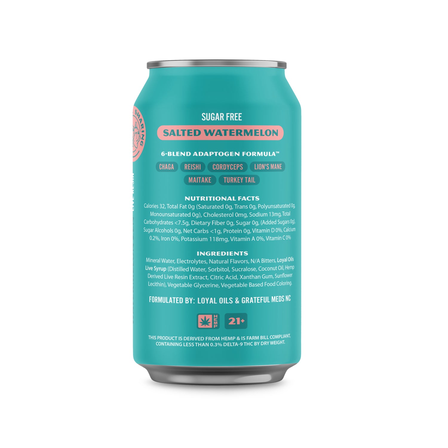 RoDog Strain Specific Live Resin + Adaptogens Cooler - 12oz - 10mg D9 THC