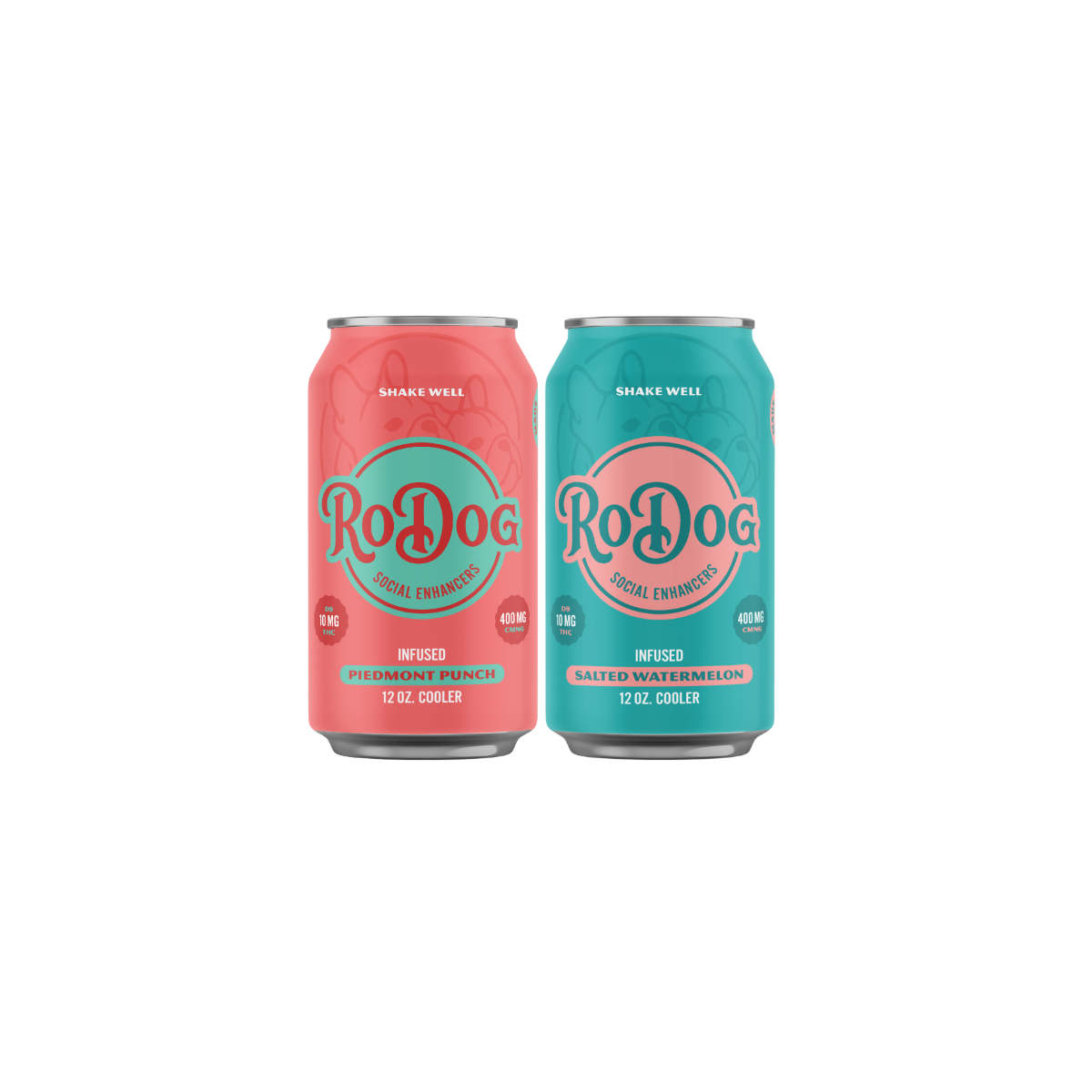 RoDog Strain Specific Live Resin + Adaptogens Cooler - 12oz - 10mg D9 THC