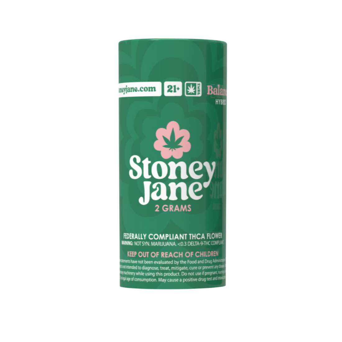 Stoney Jane Dub - High THCA Flower 2 Grams - Hybrid - Balance