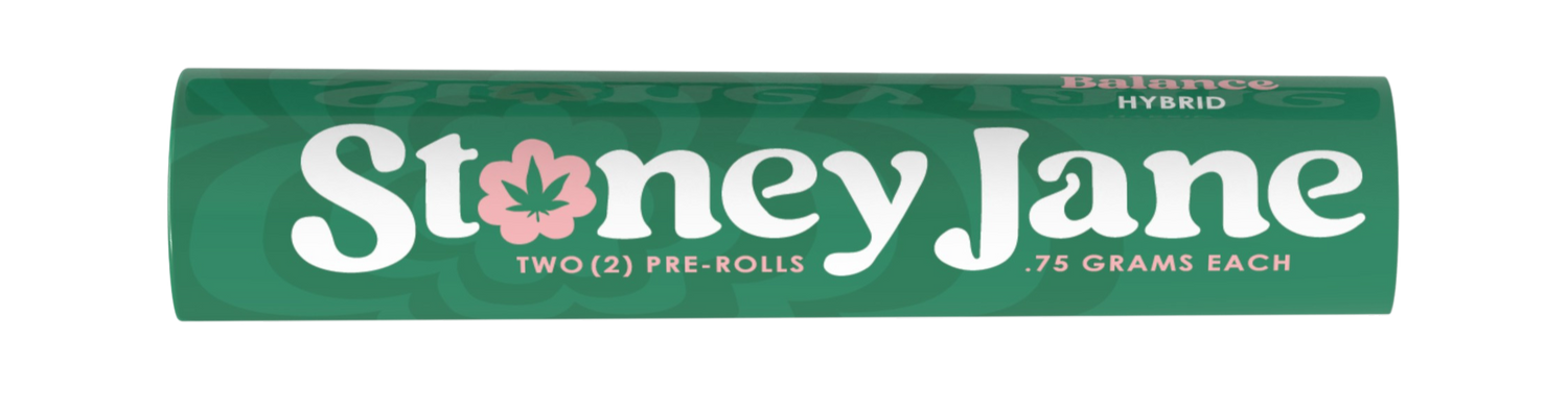 Stoney Jane High THCA Flower 2 Pack Pre Rolls - Hybrid - Balance