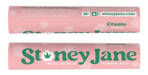 Stoney Jane High THCA Flower 2 Pack Pre Rolls - Sativa - Create