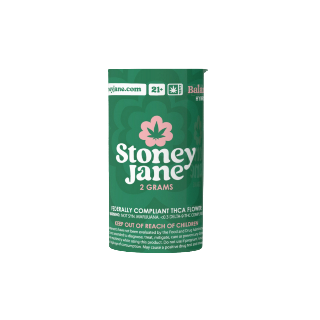 Stoney Jane Dub - High THCa Flower 2 Grams - Hybrid - Balance
