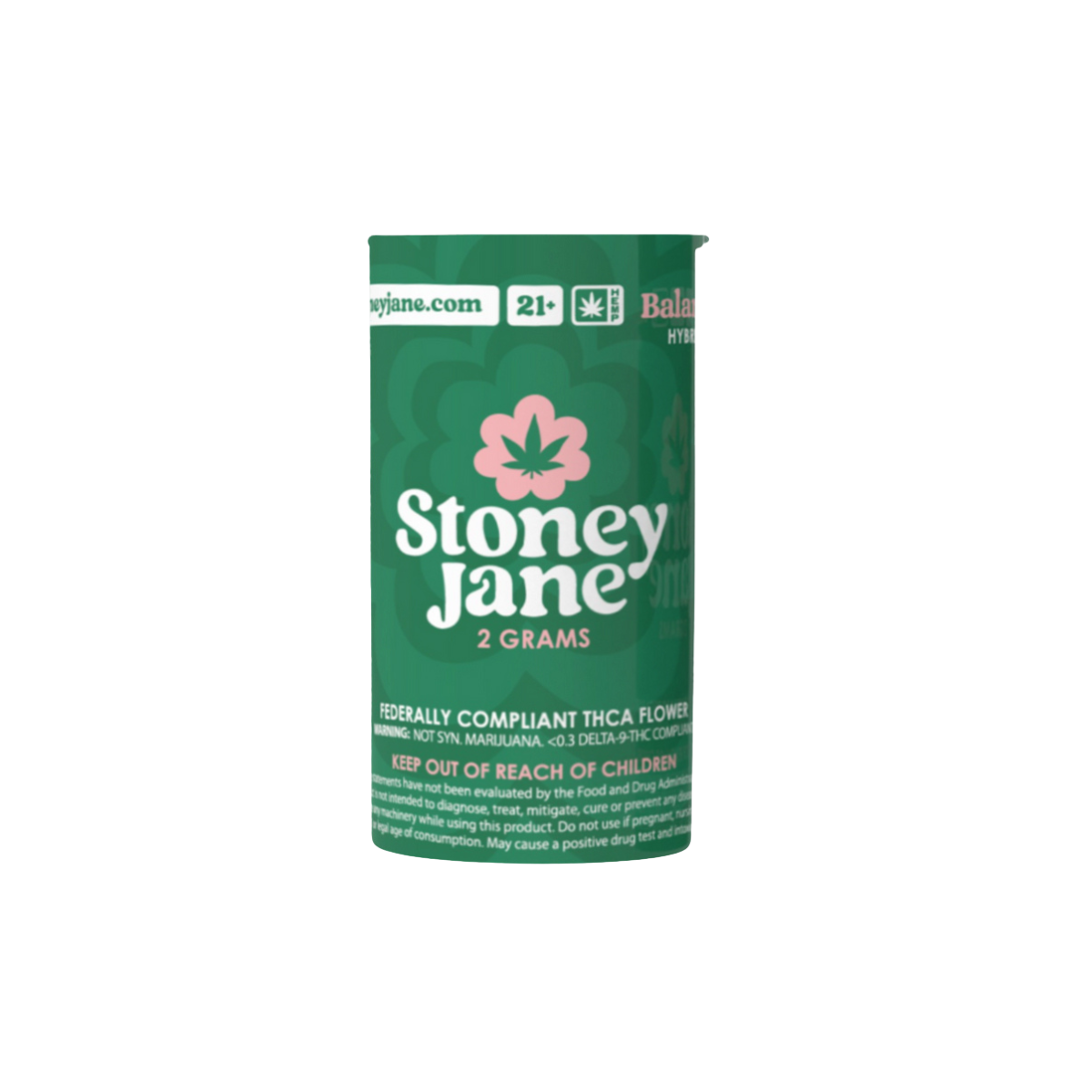 Stoney Jane Dub - High THCa Flower 2 Grams - Hybrid - Balance