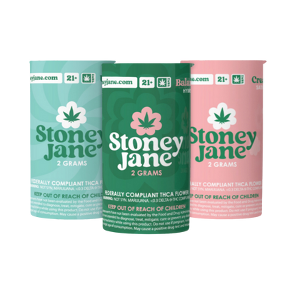 Stoney Jane Dub - High THCa Flower 2 Grams - Indica - Unwind
