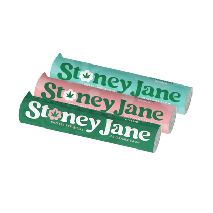 Stoney Jane High THCa Full Flower Pre Rolls 2 Count Js - Hybrid - Balance