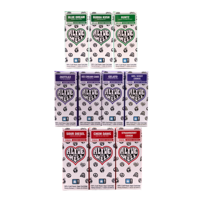 Alive &amp; Well THCa Live Resin 510 Vape Cart - 1 Gram - Sativa