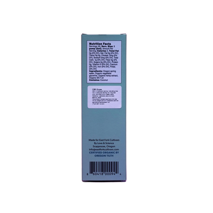 East Fork Cultivars Organic Full Spectrum Beverage Enhancer - 1200mg CBD Drops