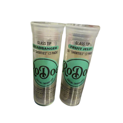 RoDog - Shorties - Full Flower Pre Rolls - Glass Tips - .5g - 5 Pack