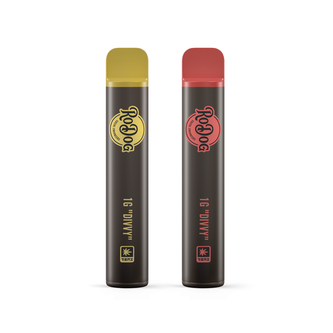 RoDog - Divvy - THCa Live Resin - Double Magnetic Shareable Vape - 2 Grams (1 Gram Each)