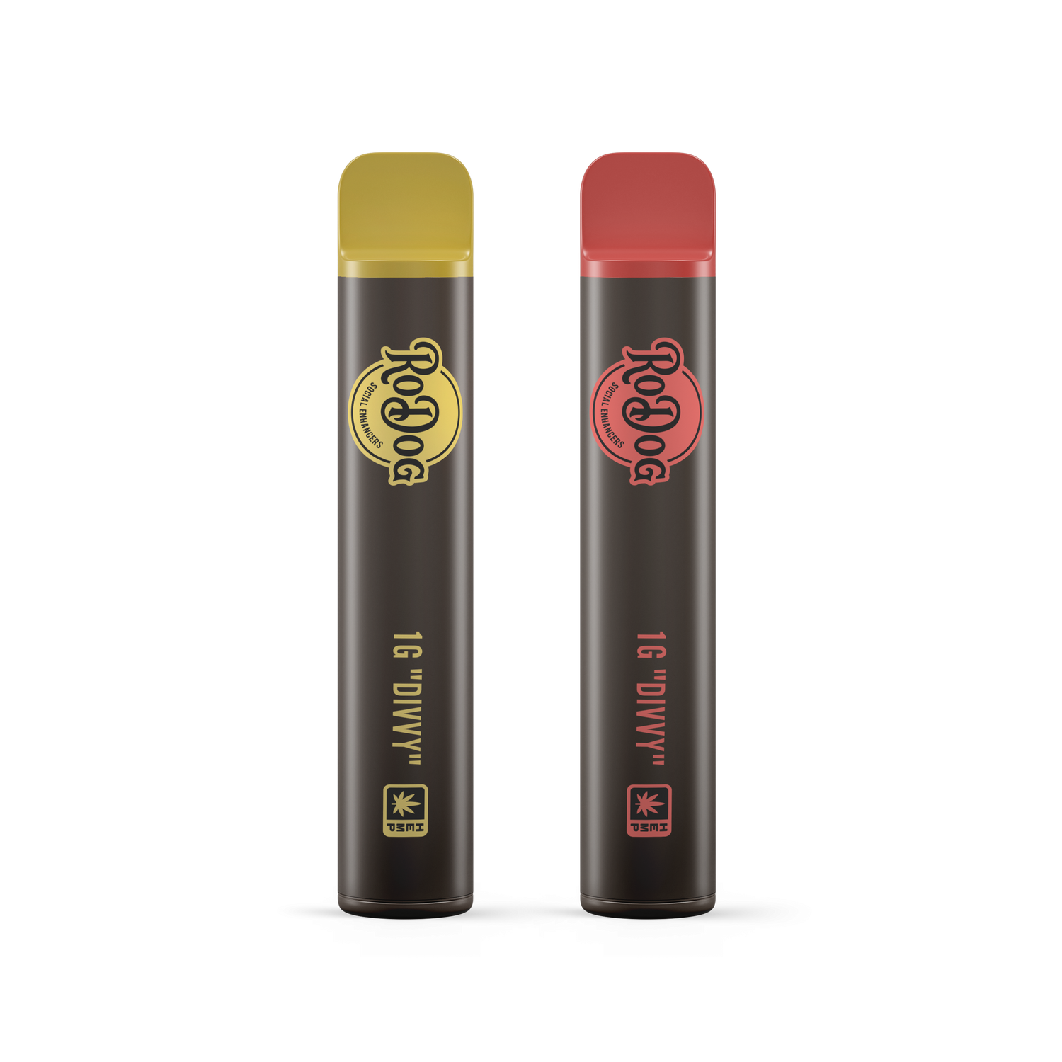 RoDog - Divvy - THCa Live Resin - Double Magnetic Shareable Vape - 2 Grams (1 Gram Each)